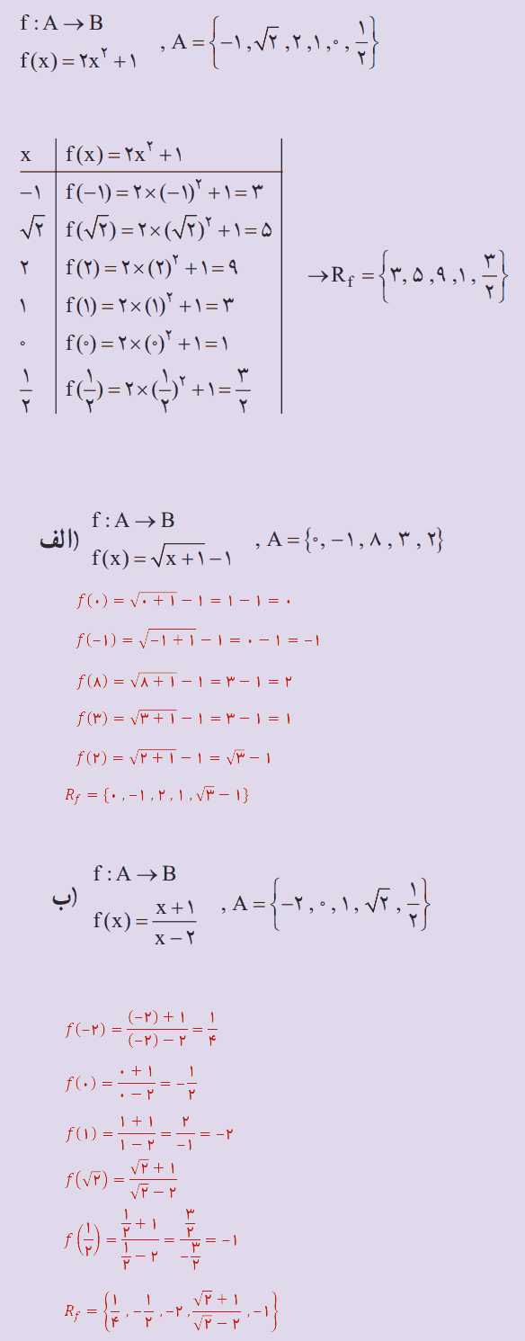 جواب فعالیت صفحه ۵۱ ریاضی و آمار دهم